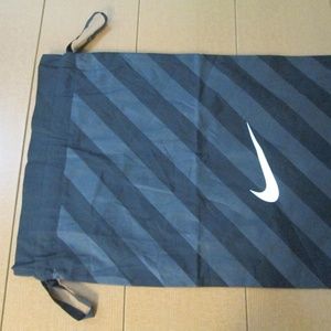 NIKE Air Large 17x24 Premium Drawstring Cotton Shoe Storage Bag Gym Luandry Tote